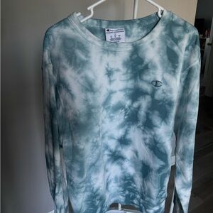 Champion Tie-Dye Crewneck Sweatshirt